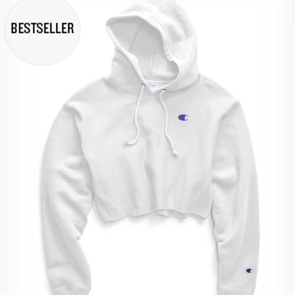 Women’s champion reverse weave cut off cropped hoodie